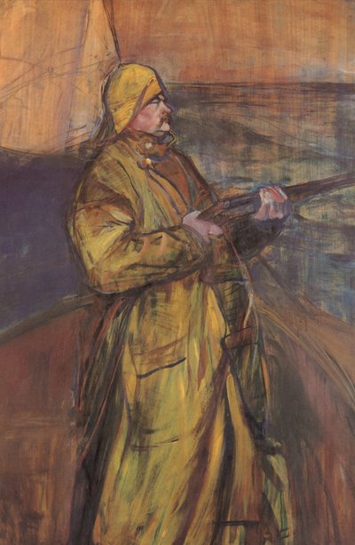 Maurice Joyant in the Somme Bay by Henri de Toulouse Lautrec